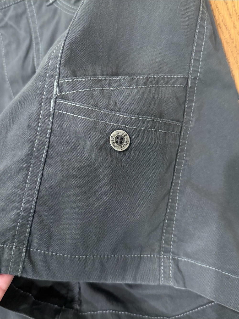 Kuhl Women’s Free Range Hiking Shorts 6 1/2" Inseam Gray Size 4 - Picture 2 of 8